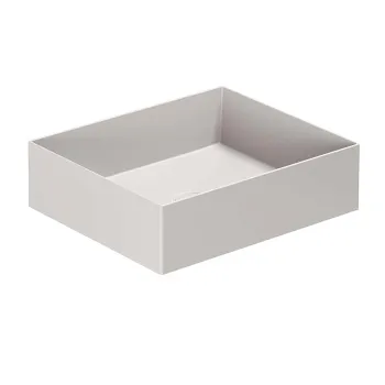 Раковина подвесная Azzurra Elegance Squared 45х38х15 без отв. под смеситель, cenere ELLA045380Q0CE/(EQA4538*CE)*0