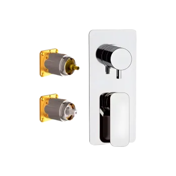 Смеситель для душа Daniel Tiara TA612D3KBCR