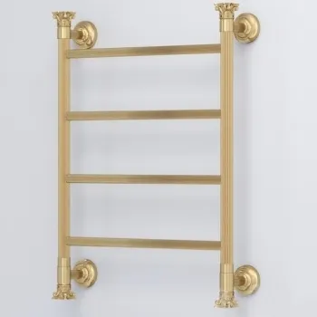 Полотенцесушитель водяной Margaroli Capitelli 2442J4704EGO 69x53 золото