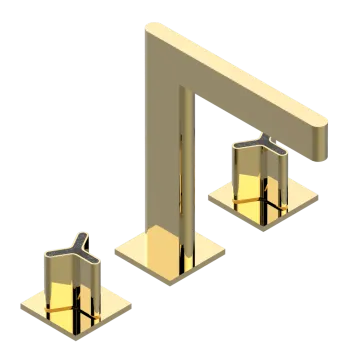 Смеситель для раковины THG Icon-x Carbone Gold U7S-F01-151 полированное золото