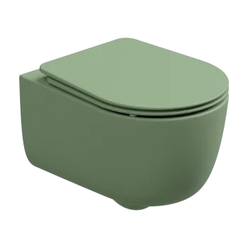 Чаша подвесного унитаза GSG Ceramic Design Hit! Salvia Matt HIWCSO031