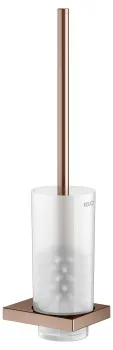 Туалетный ершик Keuco Edition 11 11164299000 с хрустальной матовой колбой, красное золото шлифованный