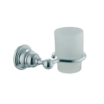 Стакан настенный Fima Carlo Frattini Victory стеклянный, хром F6063/1CR