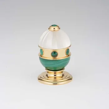 Вентиль смесителя для раковины THG Cheverny Malachite A1S-F01-35 полированное золото