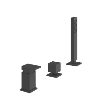 Смеситель для ванны Gessi Rettangolo 20043.299 Matte Black