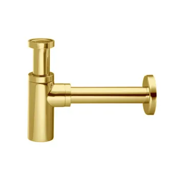 Сифон дизайнерский для раковины Fima Carlo Frattini Sottolavabo золото F406OR