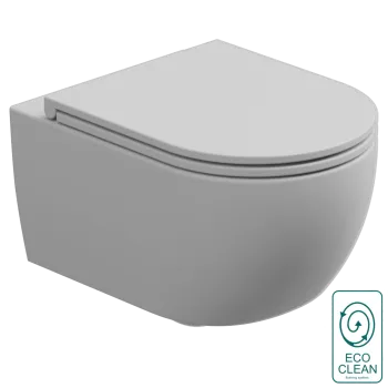 Чаша подвесного унитаза GSG Ceramic Design Like White/White Matt LKWCSOECBI000/001