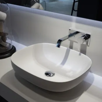 Раковина Antonio Lupi Ago 50х45х15, без отв., белый А0002423357