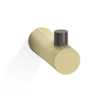 Крючок одинарный Decor Walther CLUB HAK1 темный металл матовый/золотой матовый 24 карата 855367