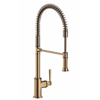 Axor Montreux Смеситель для кухни, 1 отв., Semi-Pro, цвет: шлифованная бронза 16582140