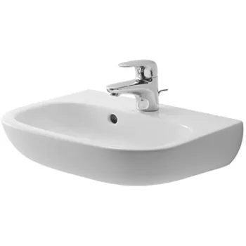 Duravit D-Code Раковина для рук,с перел.,с 1 отв. под смес., 450x340мм, Цвет: Белый (СПЕЦЦЕНА)