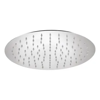 Верхний душ Plumberia Selection d.300 из нерж.стали,встроенный клапан безопасности, поворот.крепление, антикальций, 2, хром, SAT3178CR