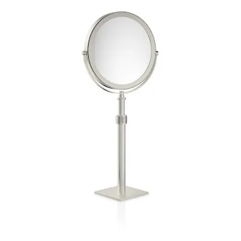 Зеркало косметическое Decor Walther SP 15/V 170x500 мм., настольное, 5-кратное увеличение, никель сатинированный 100434