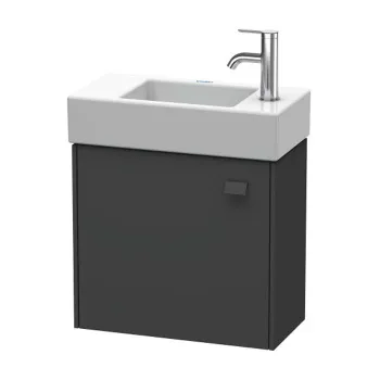 Duravit Brioso Тумба подвесная под раковину 484х239х442 мм,с 1 дверкой петли справа R, цвет графит матовый 49 (для 072450)