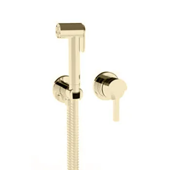 Гигиенический душ с шлангом Stella Bamboo 3309mclt-pv 1000 держателем с подводом воды, с однорычажным смесителем, внешн часть, Brushed nickel UN 01614 PV05