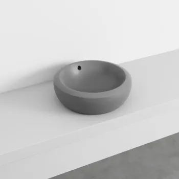 Раковина накладная Cielo Fluid FLLA45 CM 45 см серый