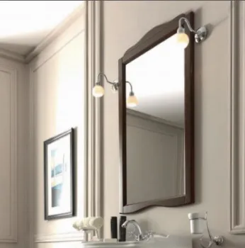 Зеркало в деревянной раме Kerasan Retro 92xh116, noce, орех 734540