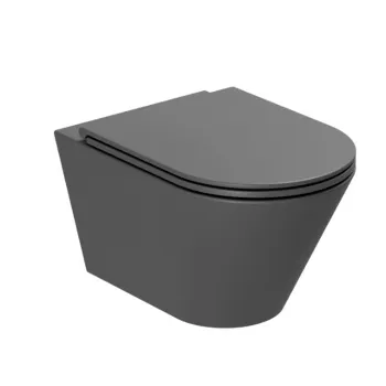 Унитаз подвесной Azzurra Forma FMVKSPE00000CA в комплекте с креплением, carbone