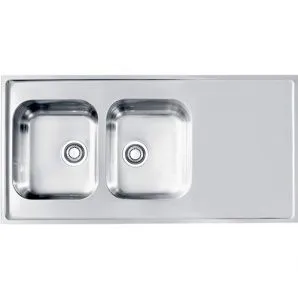 Кухонная мойка Alveus Classic Pro 100 1130474, в комплекте с сифоном