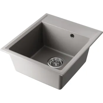 Мойка кухонная Omoikiri Daisen 46-GR leningrad grey 4993612
