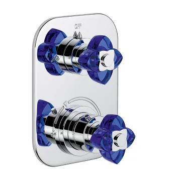 Смеситель для душа THG Petale De Cristal Bleu U6B-A02-5500BE хром