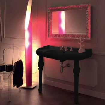 Ножка Kerasan Retro для консоли, черный блестящий, xдля инсталляции необходимо 2 шт. 108304 (1шт)