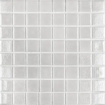 Мозаика на сетке Vidrepur Shell № 563 White 38x38 м2