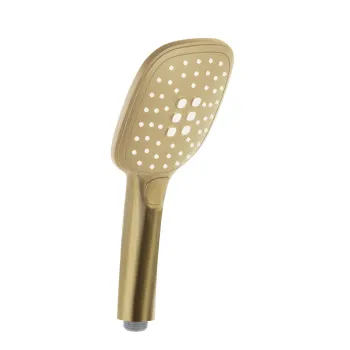 Душевая лейка Ramonsoler овальная кнопка 3 режима abs золото 4914Q3OC