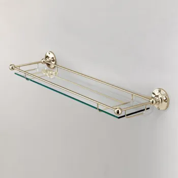 Полочка стеклянная Devon&Devon Cavendish золото WM10