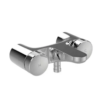 Смеситель для ванны внешнего монтажа Fima Carlo Frattini Texture Collection ручки H, без накладок, хром F5604/1HCR