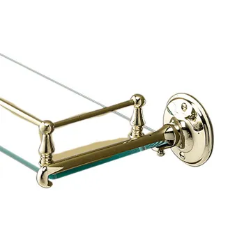 Полочка стеклянная Devon&Devon Old Navy золото MIL602OT