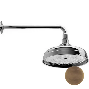 Верхний душ Cisal Shower D210 мм с настенным держателем L270 мм, бронза DS01340127 Акция
