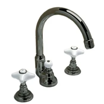 Смеситель для раковины с высоким изливом Devon&Devon White Rose UTWR700ANK никель