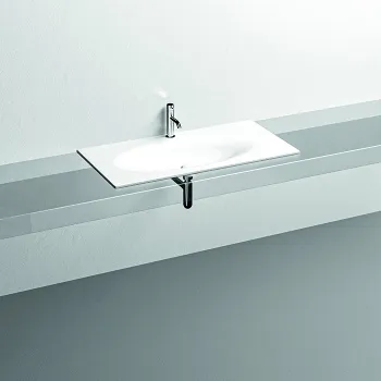 Раковина Kerasan Shape 1020х520 , встраиваемая, с 1 отверстием для смесителя, белый матовый 547030*1