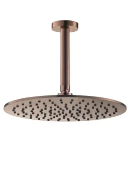 Потолочный верхний душ  (кронштейн 15см) Benesque Lumiere 22010606 бронза брашированная