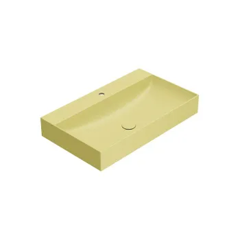 Раковина Globo T-Edge для установки на столешницу cm 80x47 см цвет SE (Senape) B6R81SE