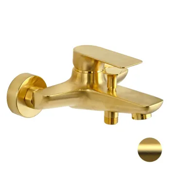 Смеситель для ванны Remer Infinity  золото брашированное I05BG