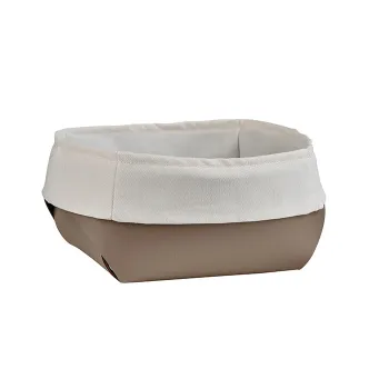 Корзина для хлеба ADJ 20x20xH9, капучино/шоколад 0037.04/06