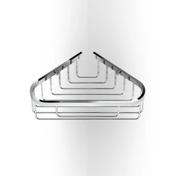 Полочка для душа Decor Walther DW 228 угловая, подвесная, хром 705100
