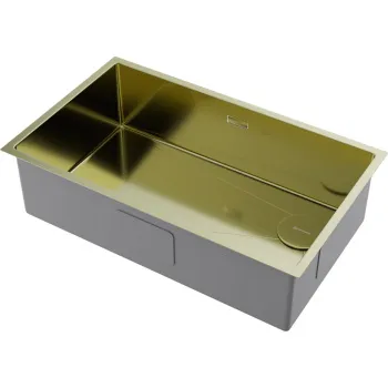 Мойка кухонная Omoikiri Taki 74-U/IF-IN Side светлое золото 4993171