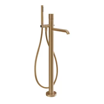 Смеситель для ванны Gessi 70628.726 Warm Bronze Brushed PVD