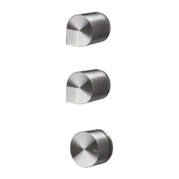 Смеситель для душа CЕА Design Duet DET 51 S с термостатом сталь