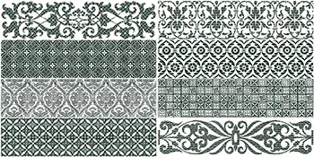 Керамогранит Rev. Deco Bricktrend White 8.15x33.15