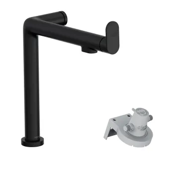 HG Aqittura M91 Кухонный смеситель 240 с системой фильтрации, 1jet, матовый черный