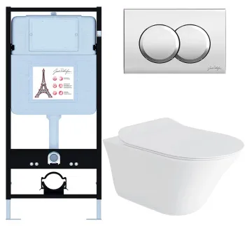 Унитаз c инсталляцией Jacob Delafon Vive E28079RU-CP