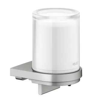 Дозатор для жидкого мыла Keuco Collection Moll 12752219000 нержавеющая сталь\белое стекло