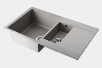 Мойка Omoikiri Daisen 86 2 Gr 860 510 215 80 Artgranit 10 Leningrad Grey 4993475