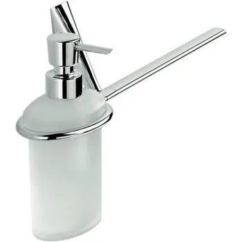 Полотенцедержатель Colombo Land 37.5 см с дозатором DX, хром/матовое стекло B2874D.CR-VAN