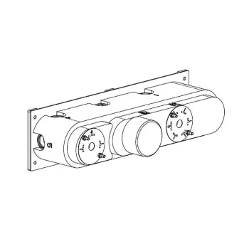 Встраиваемая часть для термостатического смесителя Carimali на 5 положений W5103