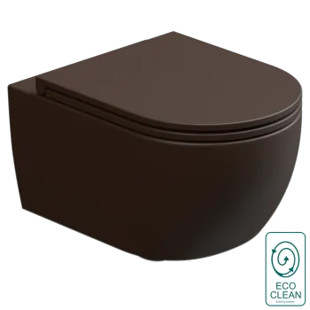 Чаша подвесного унитаза GSG Ceramic Design Like Cacao Matt LKWCSOEC035